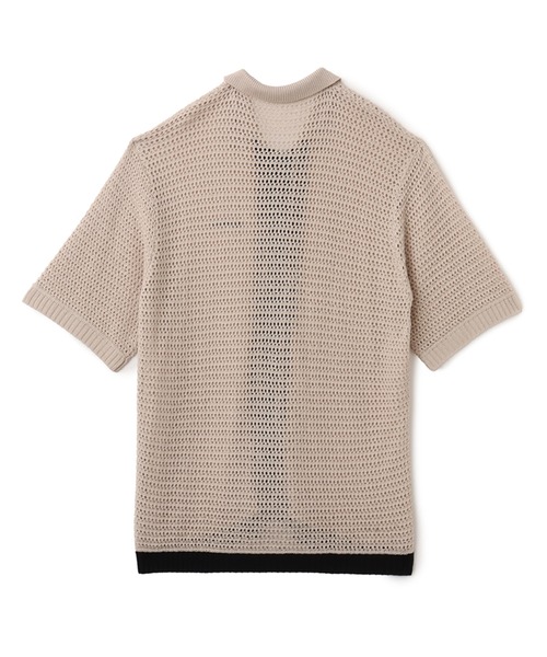 atmos(アトモス)の「atmos S/S Gradient Knit Shirt / アトモス エスエス グレーディアント ニットシャツ(ニット/セーター・メンズ・ブラック/ベージュ/オレンジ・M/L/XL)」の7枚目の写真