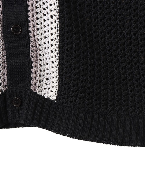 atmos(アトモス)の「atmos S/S Gradient Knit Shirt / アトモス エスエス グレーディアント ニットシャツ(ニット/セーター・メンズ・ブラック/ベージュ/オレンジ・M/L/XL)」の14枚目の写真