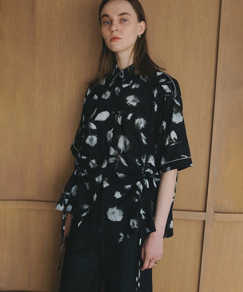 マノフ / MANOF フラワーシャツ - BLURRED FLOWER SHIRTS - WHITE MANOF - フラワーシャツ - BLURRED FLOWER SHIRTS - WHITE