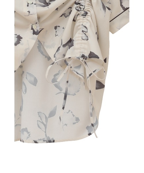 マノフ / MANOF フラワーシャツ - BLURRED FLOWER SHIRTS - WHITE MANOF - フラワーシャツ - BLURRED FLOWER SHIRTS - WHITE
