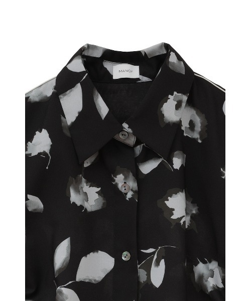 MANOF(マノフ)の「BLURRED FLOWER SHIRTS(シャツ/ブラウス・レディース・アイボリー/ブラック・FREE)」の22枚目の写真