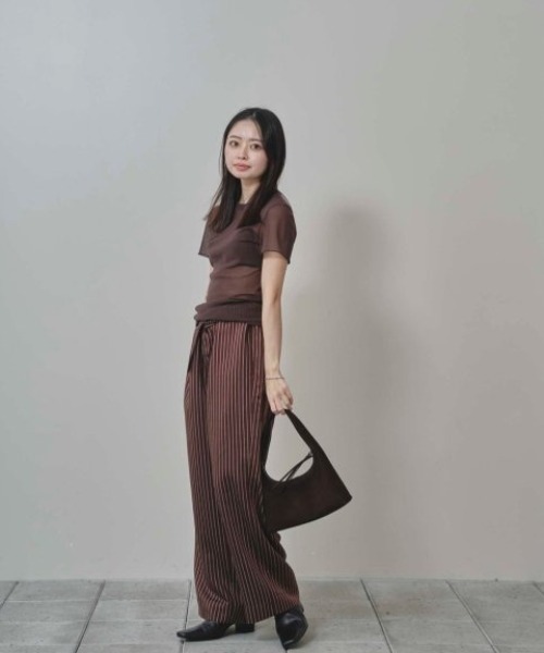 トップス todayful Soft Mesh T-shirts choco TODAYFUL(トゥデイフル) / Life's online store（ライフズ