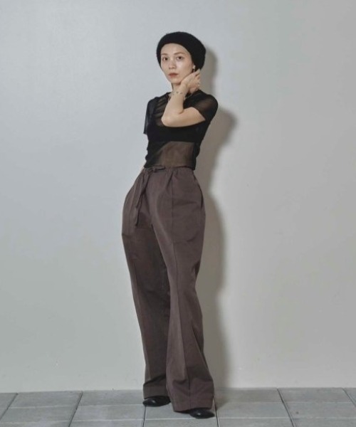 Soft Mesh T-shirts/ソフトメッシュTシャツ TODAYFUL/トゥデイフル】Soft Mesh T-shirts/ソフトメッシュT