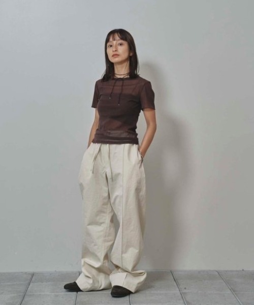 Soft Mesh T-shirts/ソフトメッシュTシャツ TODAYFUL/トゥデイフル】Soft Mesh T-shirts/ソフトメッシュT