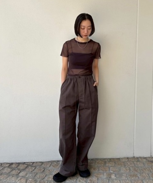 TODAYFUL/トゥデイフル】Soft Mesh T-shirts/ソフトメッシュTシャツ（T