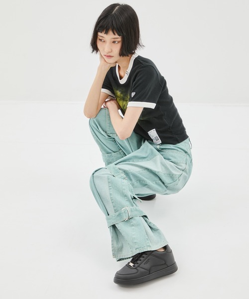 Maison MIHARA YASUHIRO(メゾンミハラヤスヒロ)の「【MIHARA YASUHIRO/ミハラヤスヒロ】SMILY FACE PRINTED MINI TEE/スマイルフェイスプリントミニTシャツ(Tシャツ/カットソー・レディース・ホワイト/ブラック・36/38)」の19枚目の写真