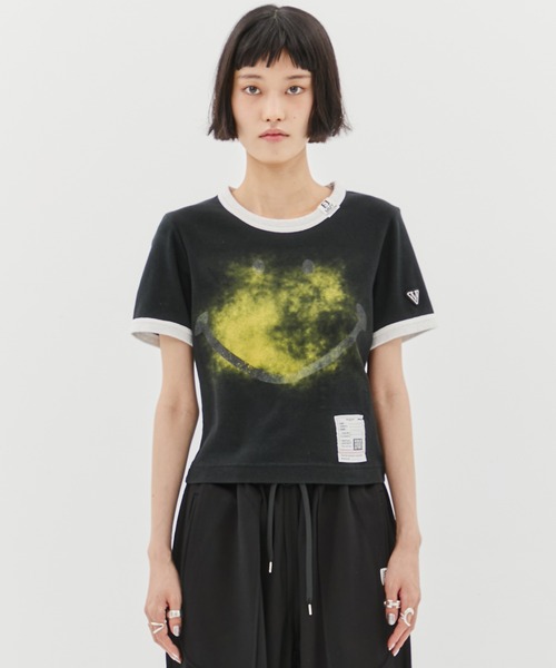 ★MIHARAYASUHIRO★スマイル フェイス プリント Tシャツ Maison MIHARA YASUHIRO - スマイルフェイス プリント ティー