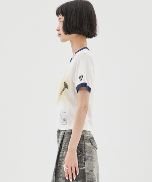 【国内買付】MIHARAYASUHIRO スマイリーフェイス ミニTシャツ MIHARA YASUHIRO/ミハラヤスヒロ】SMILY FACE PRINTED MINI TEE
