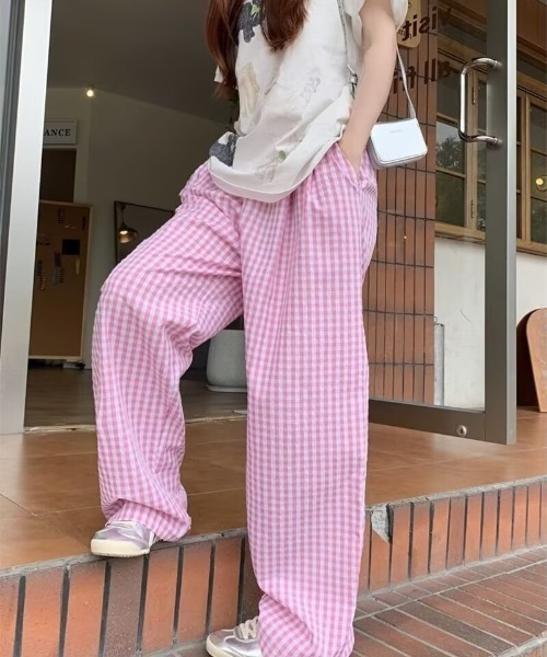 REBALANCE(リバランス)の「チェックパターンパンツ(スラックス・レディース・A/B/C/D・MEDIUM/LARGE)」の12枚目の写真