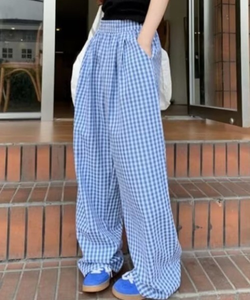 REBALANCE(リバランス)の「チェックパターンパンツ(スラックス・レディース・A/B/C/D・MEDIUM/LARGE)」の16枚目の写真