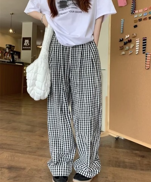 REBALANCE(リバランス)の「チェックパターンパンツ(スラックス・レディース・A/B/C/D・MEDIUM/LARGE)」の17枚目の写真
