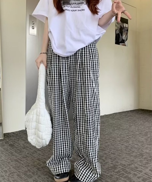 REBALANCE(リバランス)の「チェックパターンパンツ(スラックス・レディース・A/B/C/D・MEDIUM/LARGE)」の18枚目の写真
