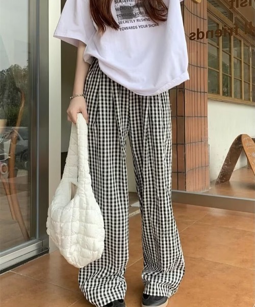 REBALANCE(リバランス)の「チェックパターンパンツ(スラックス・レディース・A/B/C/D・MEDIUM/LARGE)」の19枚目の写真
