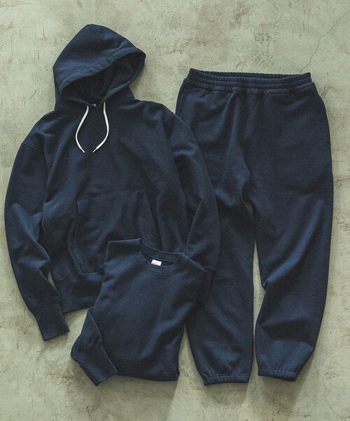 Healthknit（ヘルスニット）の「【別注】Healthknit / ロッカーウィーブ スウェット パーカー（パーカー・メンズ・ブラック/ライトグレー/ネイビー・XL/L/M/S）」の16枚目の写真