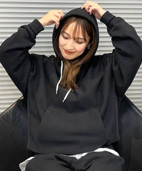 Healthknit（ヘルスニット）の「【別注】Healthknit / ロッカーウィーブ スウェット パーカー（パーカー・メンズ・ブラック/ライトグレー/ネイビー・XL/L/M/S）」の2枚目の写真