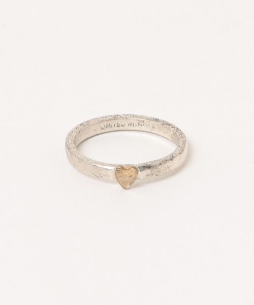 Three Four Time（ｽﾘｰﾌｫｰﾀｲﾑ）の「【LIMITED NUMBER/リミテッドナンバー】メタルハートバイカラーリング＃13（リング・レディース・ゴールド/シルバー・#13）」の5枚目の写真