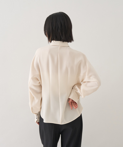 Rouge vif(ルージュヴィフ)の「リボン付きブラウス(シャツ/ブラウス・レディース・ブラック/アイボリー・フリー)」の7枚目の写真