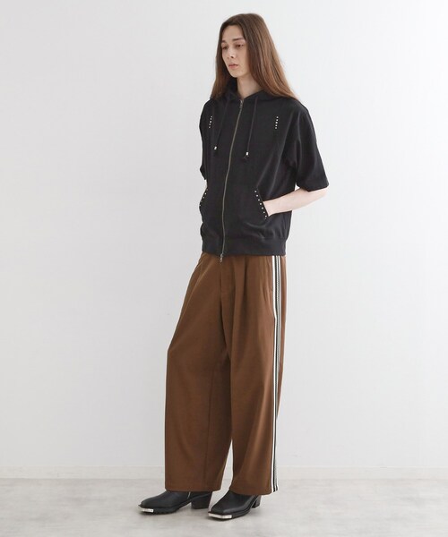 tk.TAKEO KIKUCHI（ティーケータケオキクチ）の「ラインスラックス（その他パンツ・メンズ・オフホワイト/ダークブラウン・02/03）」の11枚目の写真