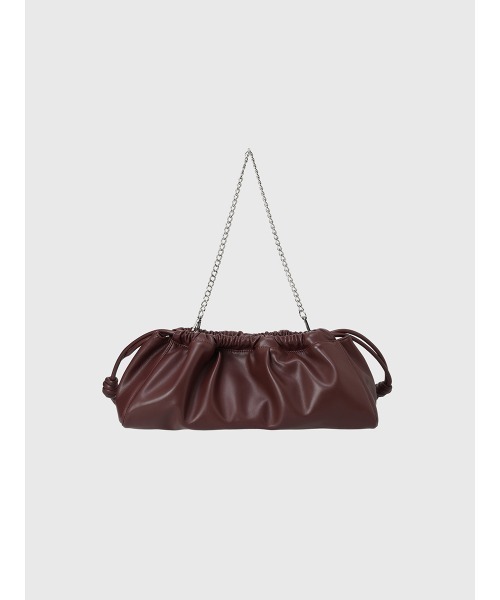 EIMY ISTOIRE(エイミーイストワール)の「ソフトギャザードローストリングバッグ(ショルダーバッグ・レディース・ベージュ/ブラウン/ブラック・F)」の11枚目の写真