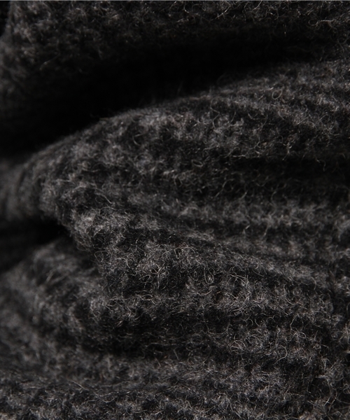 417 EDIFICE（フォーワンセブンエディフィス）の「◇ビッググレンチェックステンカラーコート（ステンカラーコート・メンズ・ブラック/チャコールグレー・LARGE/SMALL/MEDIUM/X-LARGE）」の3枚目の写真