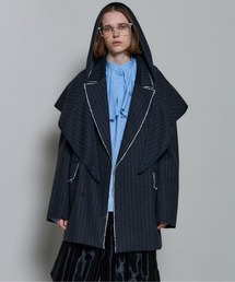 MAISON SPECIAL(]XyV)́y25AW PRE-ORDERz2way Hooded Scarf Cut Off Jacket/2WAYt[hXJ[tJbgItWPbgyMAISON SPECIAL/]XyVz(e[[hWPbg)