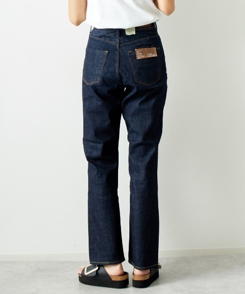 YANUK/ヤヌーク] LOUISE ハイウエスト ボーイズストレートワン