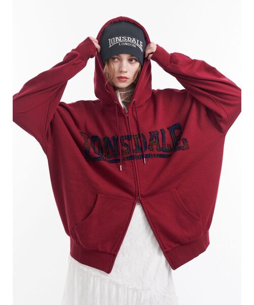 ルネ♡ロゴ入りフーディ サブカル刺繍ロゴ ZIPパーカー | VOLCAN&APHRODITE