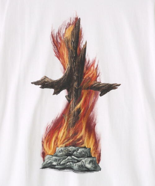 NOT4NERD（ノットフォーナード）の「NOT4NERD/ノットフォーナード/Burnning Stake T-Shirts（Tシャツ/カットソー・メンズ・ホワイト・L/XL）」の16枚目の写真
