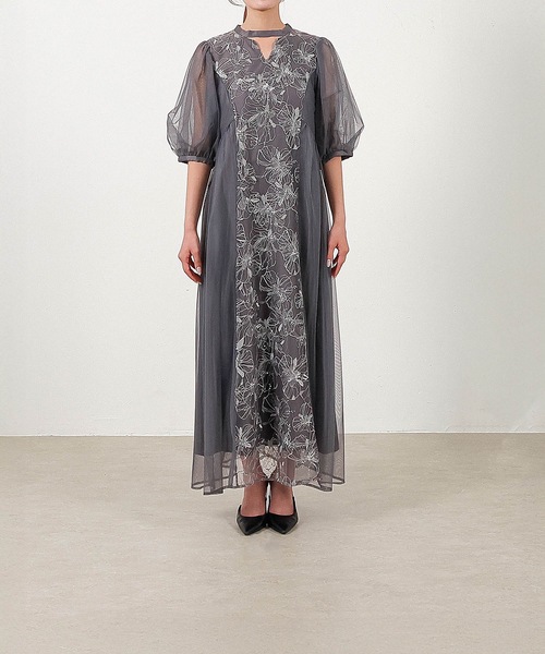 新品タグ　ドレス　kana オケージョン　ロングワンピース　チュールレース　カナ 新品タグ ドレス kana オケージョン ロングワンピース チュール