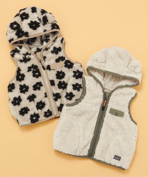 BREEZE(ブリーズ)の「【リンク】ベビーファーフリースベスト(その他ベビーウェア・キッズ・アイボリー/ベージュ・80)」の3枚目の写真