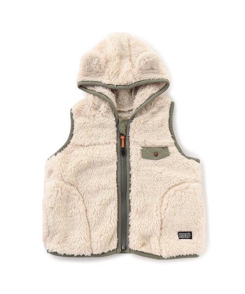 BREEZE(ブリーズ)の「【リンク】ベビーファーフリースベスト(その他ベビーウェア・キッズ・アイボリー/ベージュ・80)」の6枚目の写真