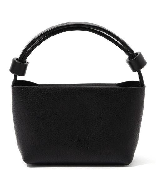 TOMORROWLAND （トゥモローランド）の「ARRHE STUDIO Ellisse mini ハンドバッグ（ハンドバッグ・レディース・ブラック/ライトベージュ・FREE）」の2枚目の写真