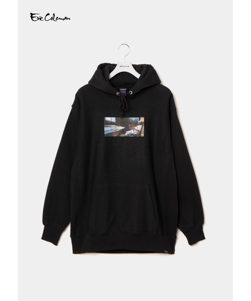 APPLEBUM（アップルバム）の「“ERIC COLEMAN” SWEAT HOODIE-J（パーカー・メンズ・ブラック/ヘザーグレー・MEDIUM/XX-LARGE/X-LARGE/LARGE）」の2枚目の写真