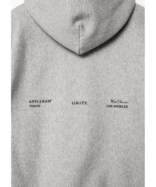 APPLEBUM（アップルバム）の「“ERIC COLEMAN” SWEAT HOODIE-J（パーカー・メンズ・ブラック/ヘザーグレー・MEDIUM/XX-LARGE/X-LARGE/LARGE）」の16枚目の写真