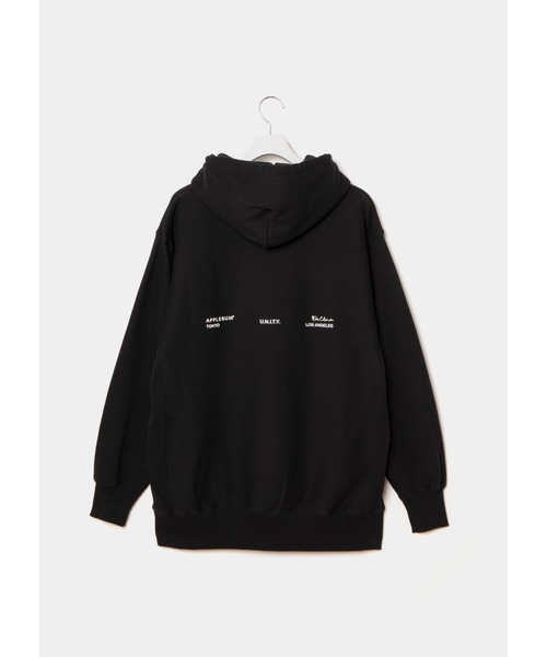 APPLEBUM（アップルバム）の「“ERIC COLEMAN” SWEAT HOODIE-J（パーカー・メンズ・ブラック/ヘザーグレー・MEDIUM/XX-LARGE/X-LARGE/LARGE）」の3枚目の写真