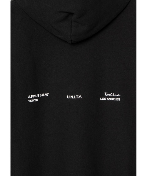 APPLEBUM（アップルバム）の「“ERIC COLEMAN” SWEAT HOODIE-J（パーカー・メンズ・ブラック/ヘザーグレー・MEDIUM/XX-LARGE/X-LARGE/LARGE）」の7枚目の写真