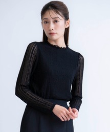 NOELA | シアーレースカットソー(Tシャツ/カットソー)
