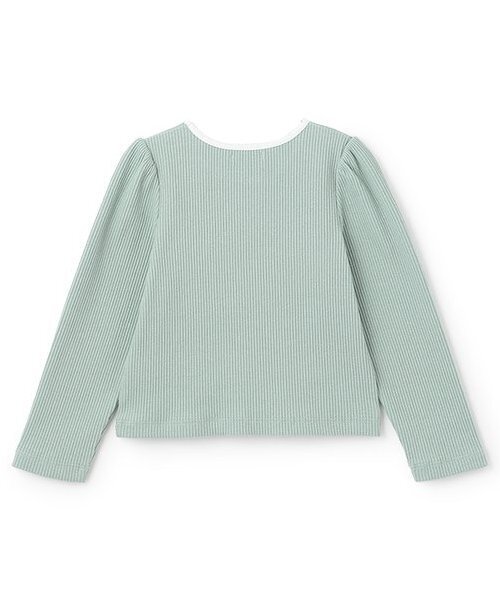 Lycee mine（リセマイン）の「バイカラーハートテレコトップス（Tシャツ/カットソー・キッズ・アイボリー/ブラック/ミント/ピンク/マルチ・130cm/140cm/120cm/150cm/110cm/100cm）」の11枚目の写真