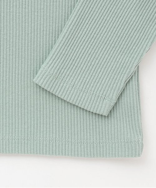 Lycee mine（リセマイン）の「バイカラーハートテレコトップス（Tシャツ/カットソー・キッズ・アイボリー/ブラック/ミント/ピンク/マルチ・130cm/140cm/120cm/150cm/110cm/100cm）」の13枚目の写真