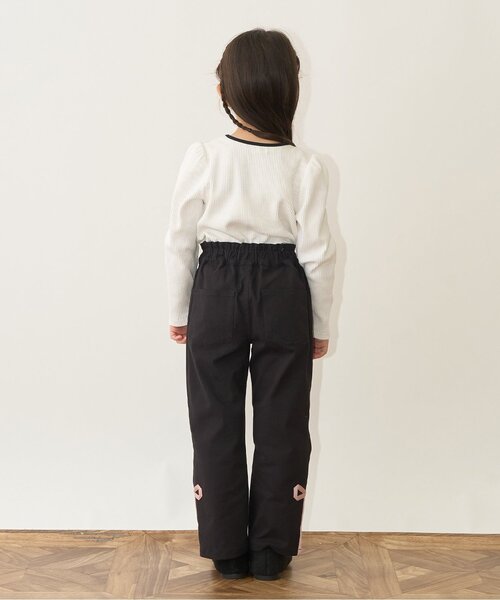 Lycee mine（リセマイン）の「バイカラーハートテレコトップス（Tシャツ/カットソー・キッズ・アイボリー/ブラック/ミント/ピンク/マルチ・130cm/140cm/120cm/150cm/110cm/100cm）」の22枚目の写真