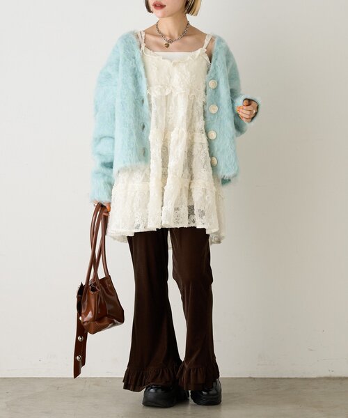 w closet(ダブルクローゼット)の「スタッズリボンショルダーBAG(トートバッグ・レディース・ブラック/ブラウン/レッド・FREE)」の17枚目の写真