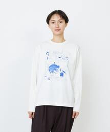 リネン ロングtシャツ」に該当するTシャツ/カットソーファッション通販