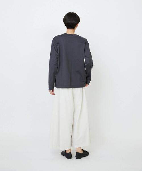 LOISIR（ロワズィール）の「CATプリントロングスリーブTシャツ（Tシャツ/カットソー・レディース・ベージュ/チャコールグレー/オフホワイト・FREE）」の17枚目の写真