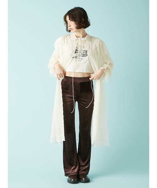 LILY BROWN（リリーブラウン）の「フレアカットパンツ（その他パンツ
