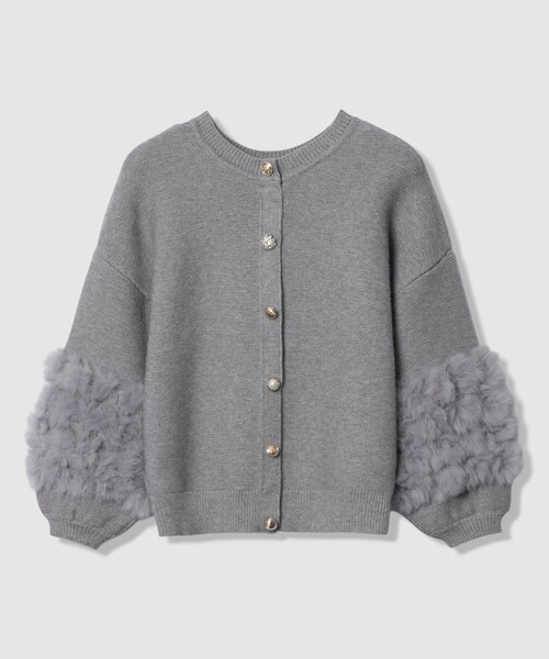 ラビットカフクレイジー釦2WAYプルオーバー（ニット/セーター