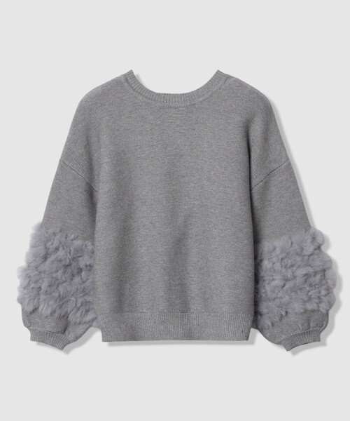 ラビットカフクレイジー釦2WAYプルオーバー（ニット/セーター