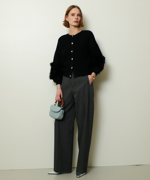 ラビットカフクレイジー釦2WAYプルオーバー（ニット/セーター