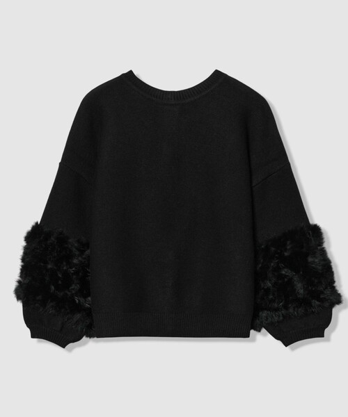 ラビットカフクレイジー釦2WAYプルオーバー（ニット/セーター