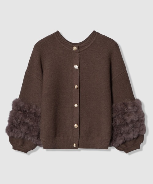 アルアバイル　ラビットカフクレイジー釦2WAYプルオーバー　ニット　カーディガン ラビットカフクレイジー釦2WAYプルオーバー|allureville OFFICIAL SITE