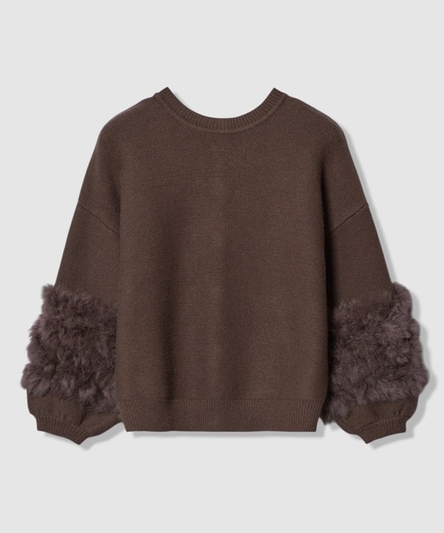 ラビットカフクレイジー釦2WAYプルオーバー（ニット/セーター